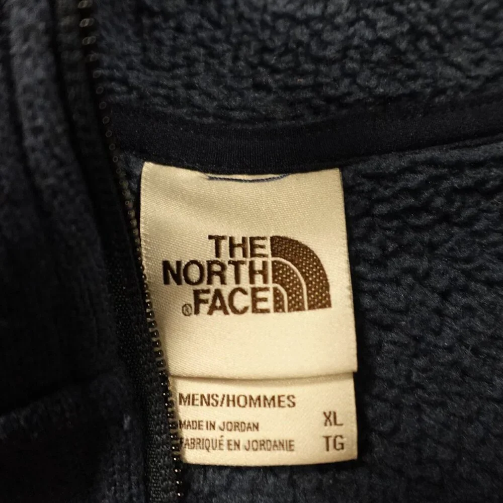 The North Face Quarter-Zip Fleece Hoodie Men's XL Navy‎ Gordon Lyons Pullover